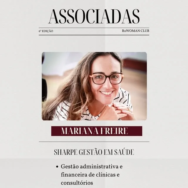 Matéria Associadas, B2Woman Club, com Mariana Freire